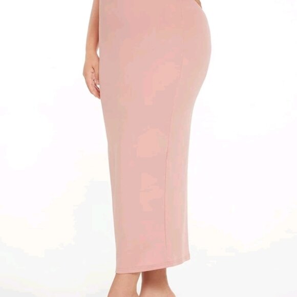 SHEIN BASICS Plus Slit Back Pencil Skirt - Picture 4 of 6